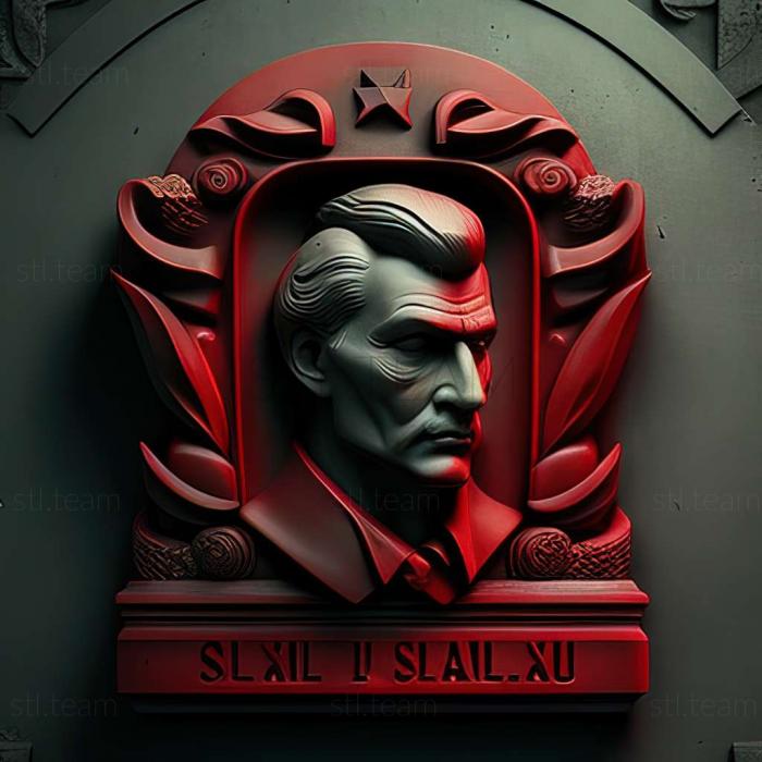 3D model The Stalin Subway Red Veil game (STL)